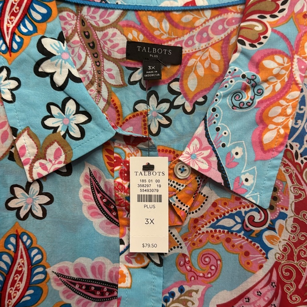 Talbots Blouse - Brand new with tags. - Picture 2 of 2